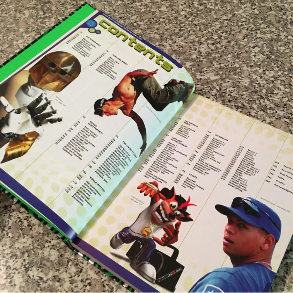 2002 book Guinness World Records hardcover photos illustrations web videos